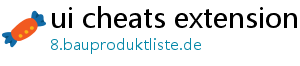 ui cheats extension